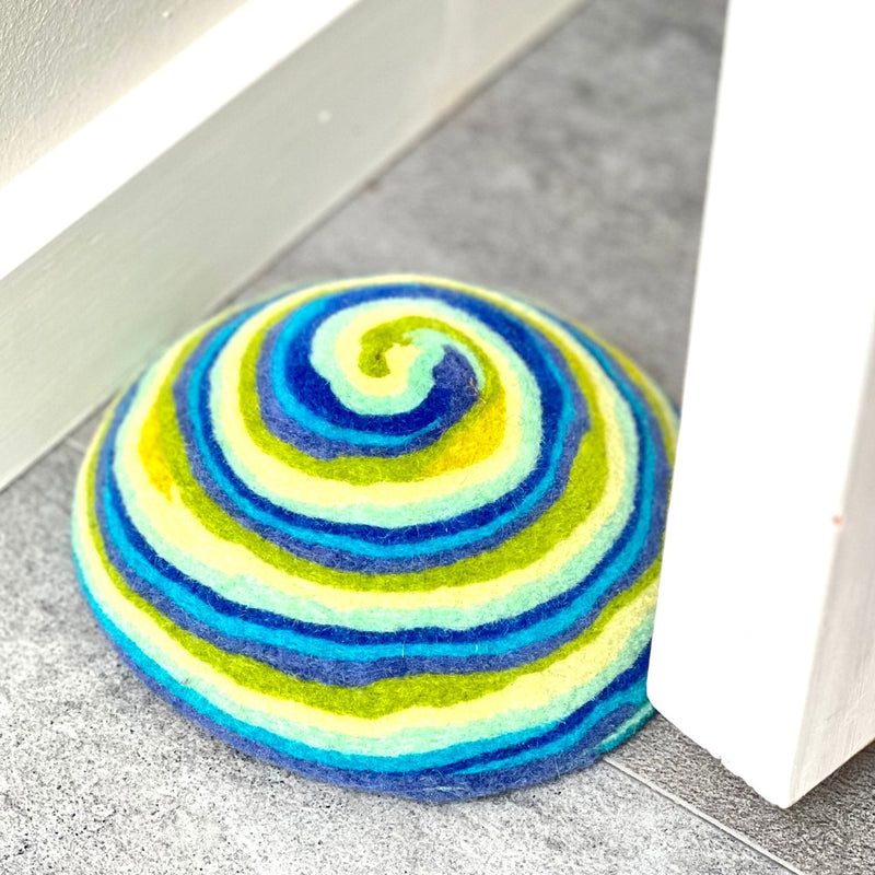 Felt doorstop