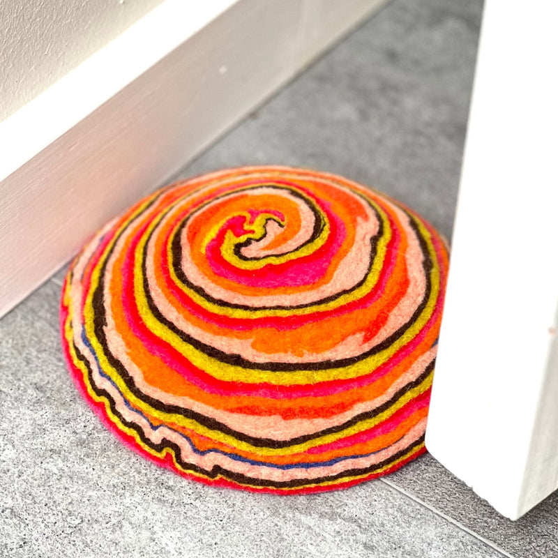 Felt doorstop