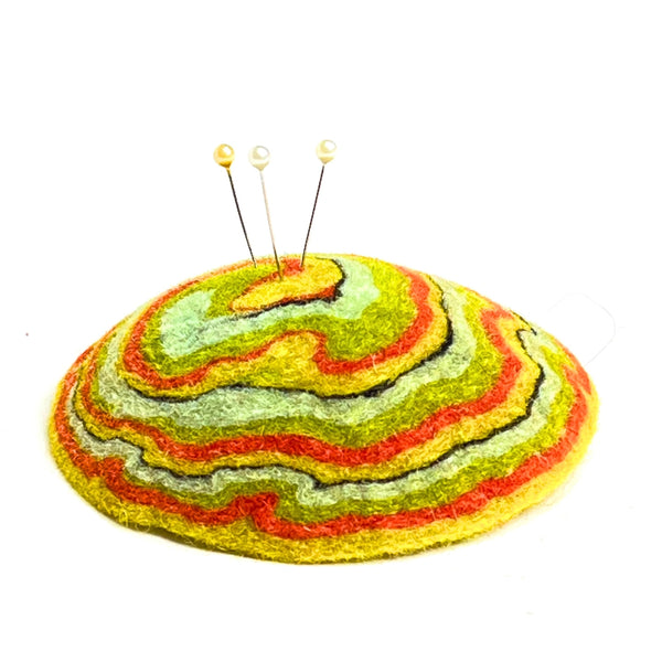 Pincushion made of wool felt