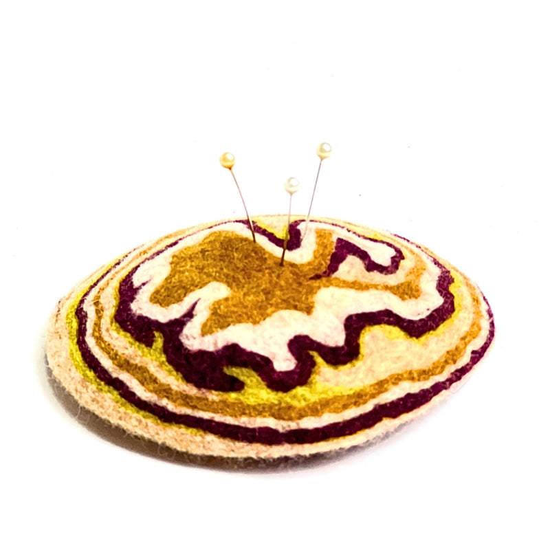 Pincushion made of wool felt